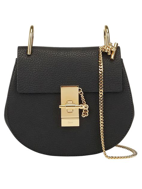 chloe drew bag schwarz|chloe drew bag size.